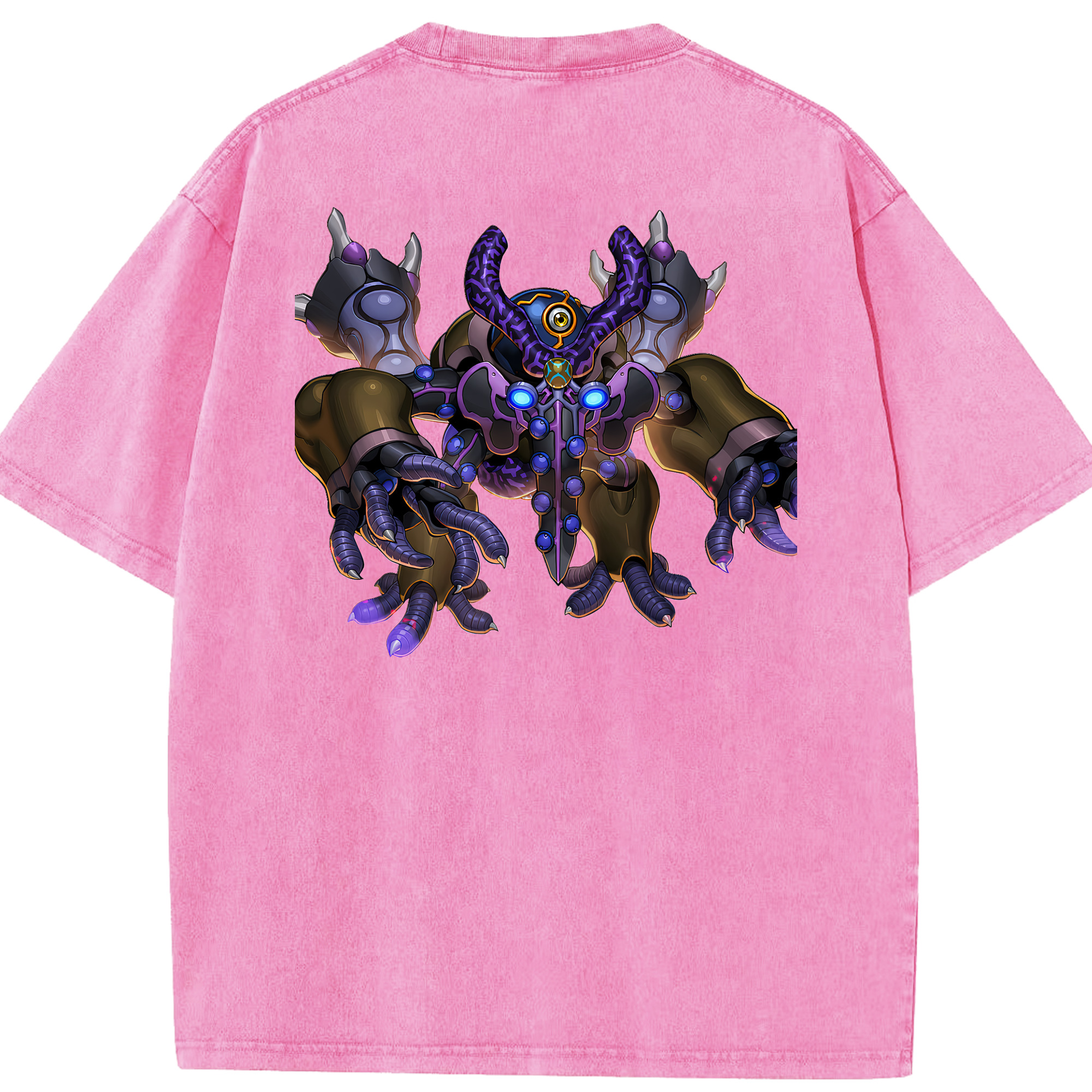 （画像用） 遊☆戯☆王 Yu-Gi-Oh! 綿100% ヴィンテージ風 半袖Tシャツ（背面プリント）